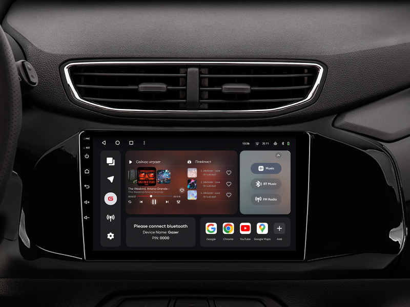 Buy Gazer T6009-OX Pro Max Multimedia System to Chevrolet Onix 2012-2019