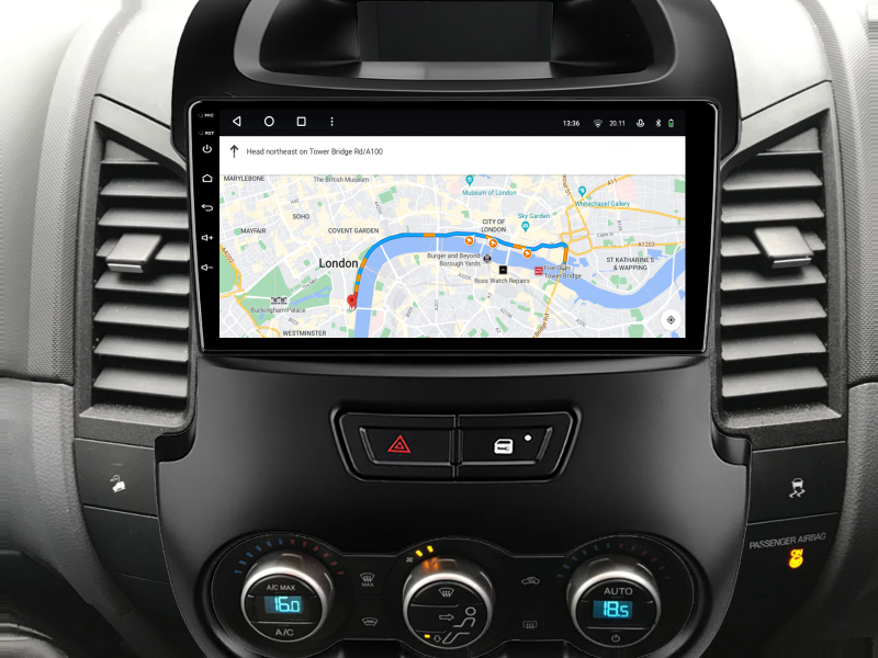 Buy Gazer T6009-P375 Pro Max Multimedia System to Ford Ranger 3 2011-2015