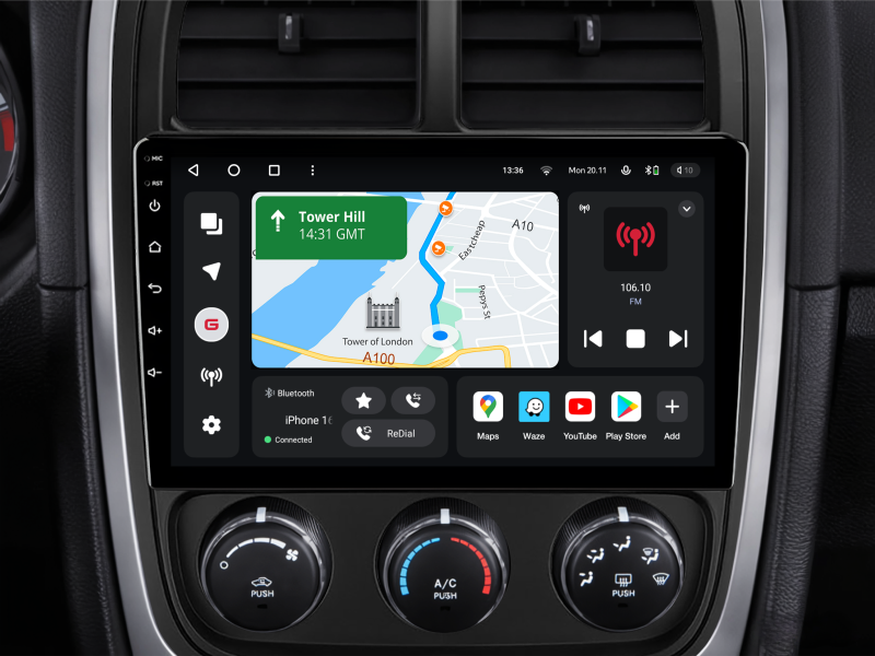 Buy Gazer T6009-PM Pro Max Multimedia System to Dodge Caliber (PM) 2009-2013