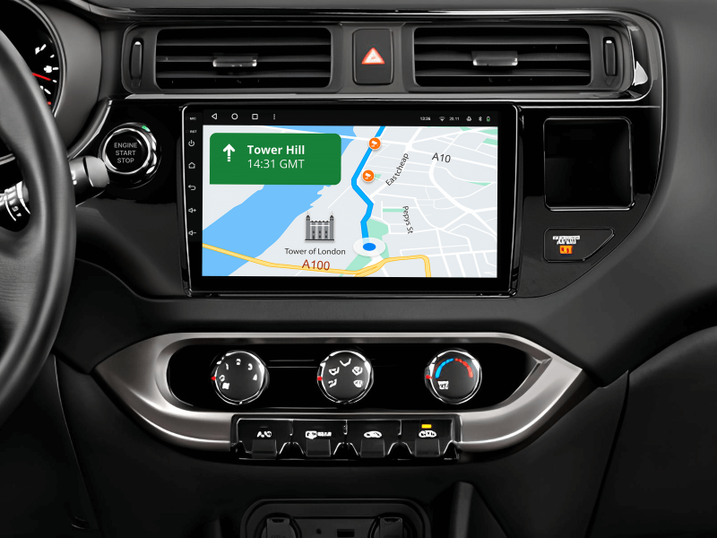 Buy Gazer T6009-Q Pro Max Multimedia System to Kia Rio 4 (Qb) 2011-2015