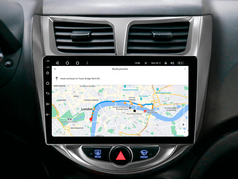 Buy Gazer T6009-Rb Pro Max Multimedia System to Hyundai Solaris 1 (Rb) 2010-2016