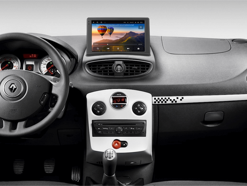 Buy Gazer T6009-Rbr Pro Max Multimedia System to Renault Clio 3 (Br) 2005-2014