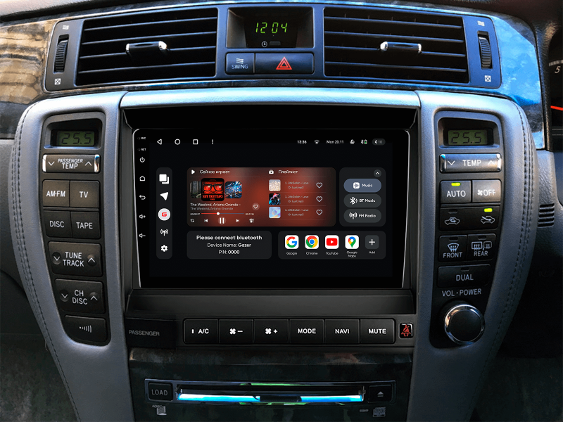 Buy Gazer T6009-S170 Pro Max Multimedia System to Toyota Crown 11 (S170) 1999-2008