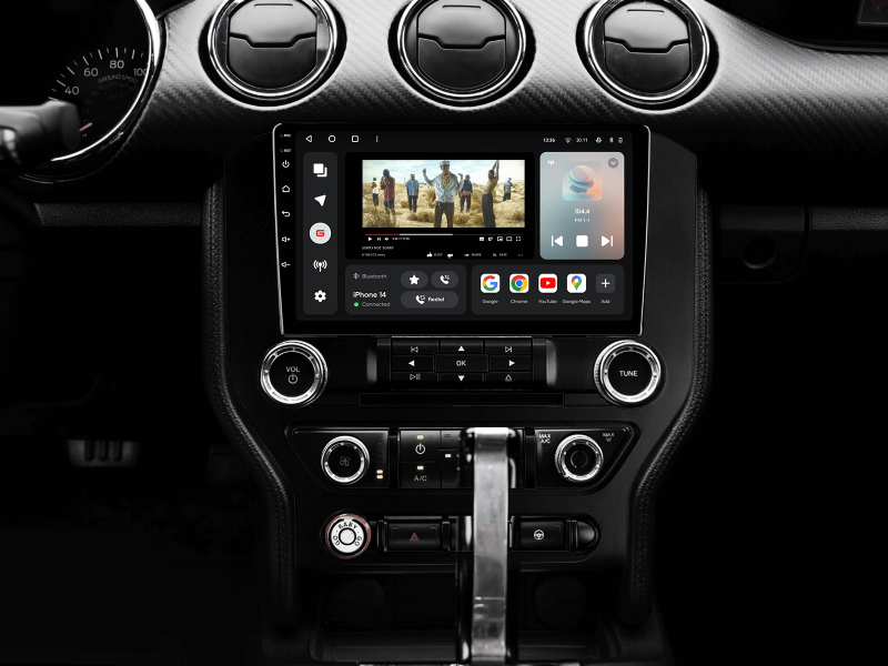 Buy Gazer T6009-S550 Pro Max Multimedia System to Ford Mustang VI S550 2014-2021