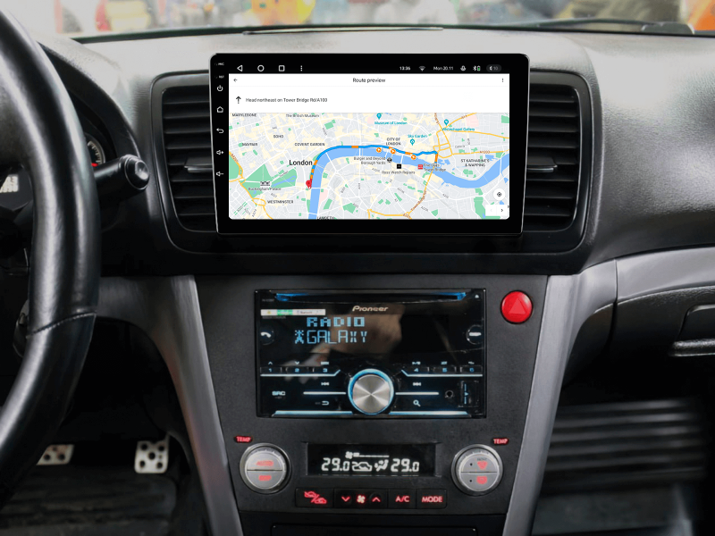 Buy Gazer T6009-SBL PRO Max Multimedia System to Subaru Outback 3 (BL), Legacy 4 2003-2009