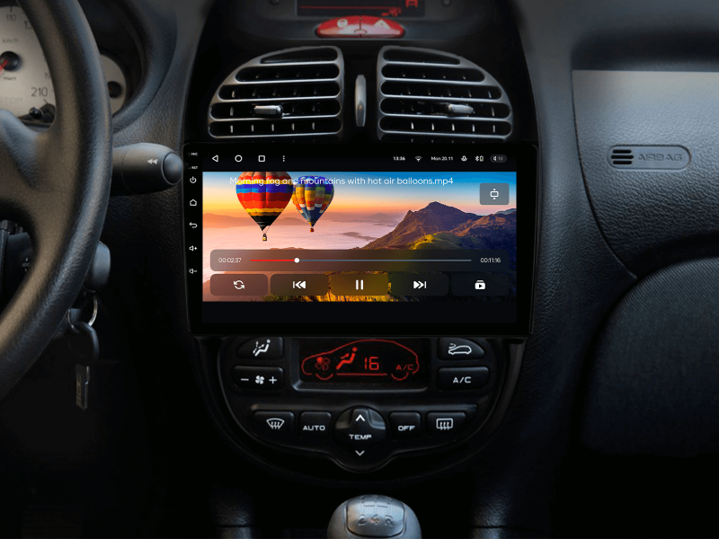 Buy Gazer T6009-T12 Pro Max Multimedia System to Peugeot 206 1998-2012