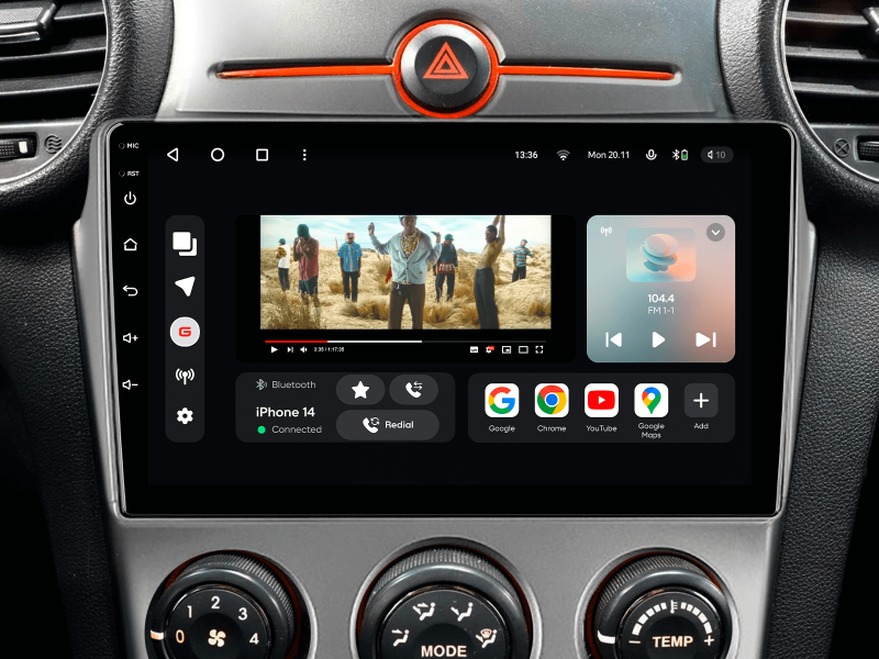 Buy Gazer T6009 -un Pro Max Multimedia System to Kia Carens 2 (Un) 2006-2012