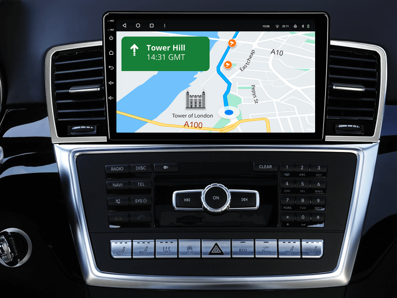 Buy Gazer T6009-W166 Pro Max Multimedia System to Mercedes-Benz ML, (W166) 2011-2015