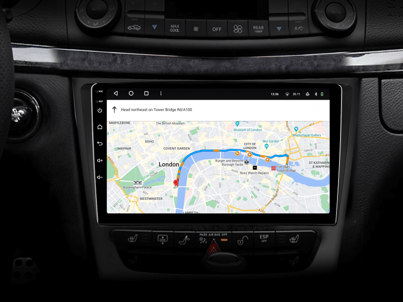 Buy Gazer T6009-W211 Pro Max Multimedia System to Mercedes-Benz E-Class (S211, W211) 2002-2009, CLS Class (C219) 2004-2010