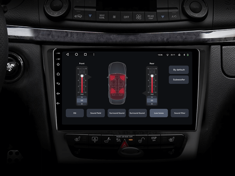 Buy Gazer T6009-W211 Pro Max Multimedia System to Mercedes-Benz E-Class (S211, W211) 2002-2009, CLS Class (C219) 2004-2010