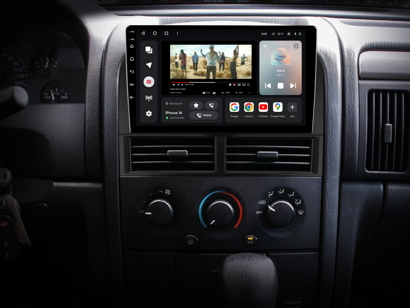 Buy Gazer T6009-Wj Pro Max Multimedia System to Jeep Grand Cherokee 2 (WJ) 1998-2004