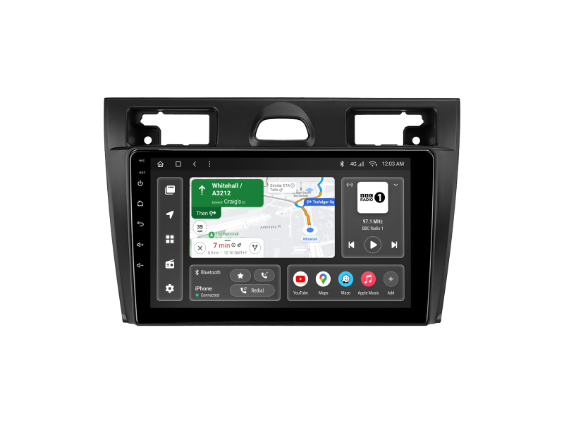 Buy Gazer T6009-WS Pro Max Multimedia System to Ford Fiesta MK5 2002-2008