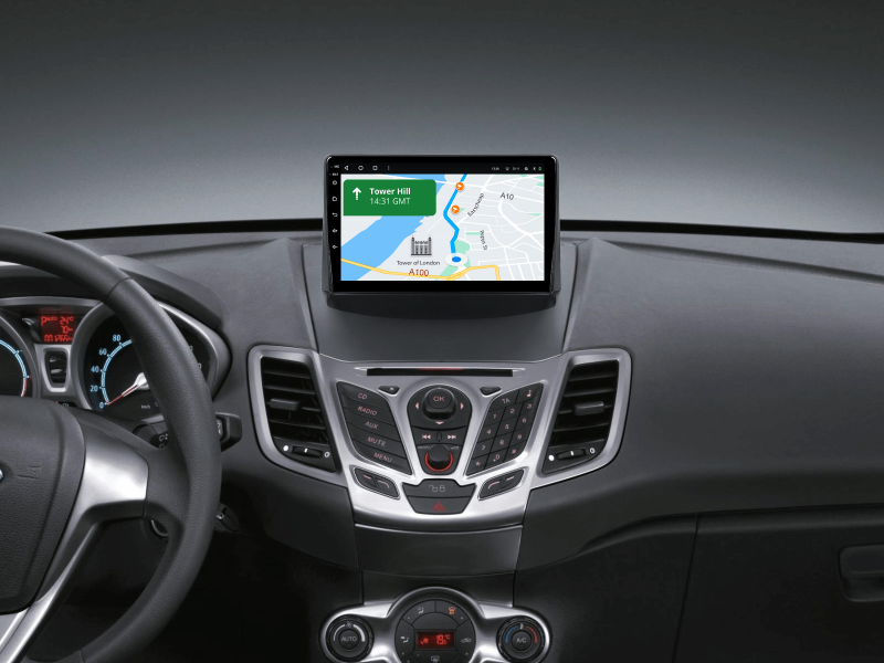 Buy Gazer T6009-Wt/H Pro Max Multimedia System to Ford Fiesta MK6 2009-2018