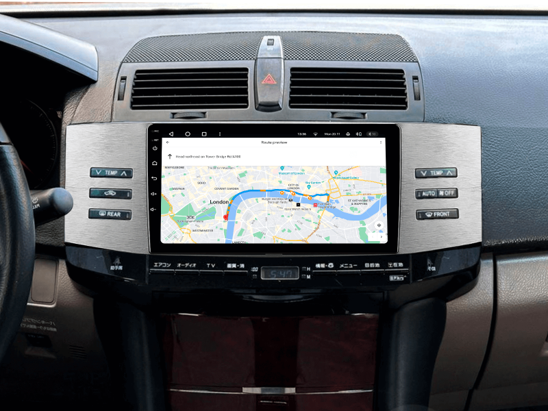 Buy Gazer T6009-X120 Pro Max Multimedia System to Toyota Mark X 1 (X120) 2004-2009