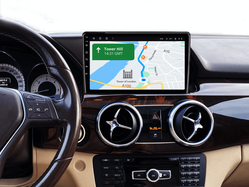 Buy Gazer T6009-204 Pro Max Multimedia System to Mercedes-Benz Glk-Class X204 2012-2015