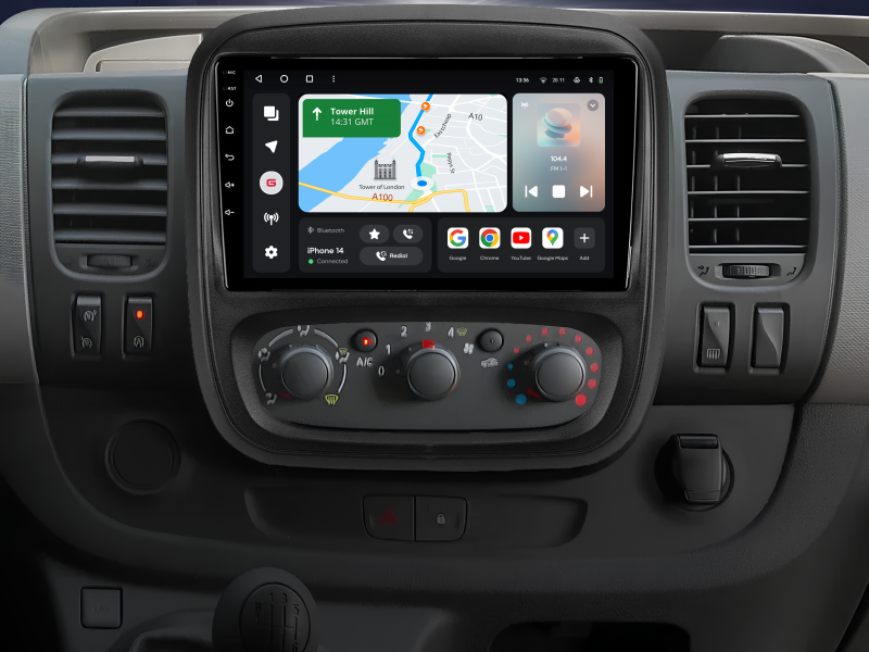 Buy Gazer T6009-X82 Pro Max Multimedia System to Opel Vivaro B 2014-2018