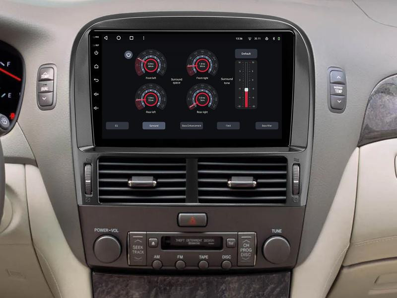 Buy Gazer T6009-XF30 Pro Max Multimedia System to Toyota Celsior (XF30) 2000-2003