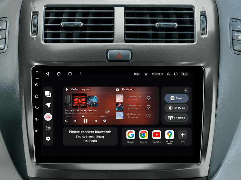 Buy Gazer T6009-XF30F Pro Max Multimedia System to Lexus Ls430 (XF30) 2003-2006