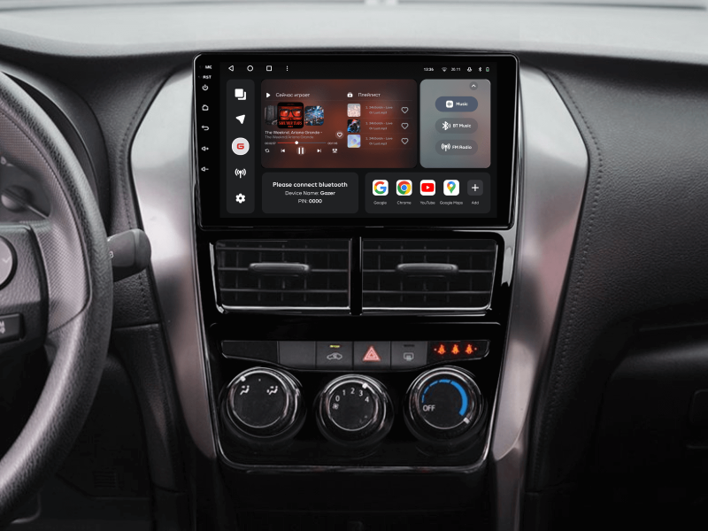 Buy Gazer T6009-XP150 Pro Max Multimedia System to Toyota Yaris (XP150), VIOS 2017-2020