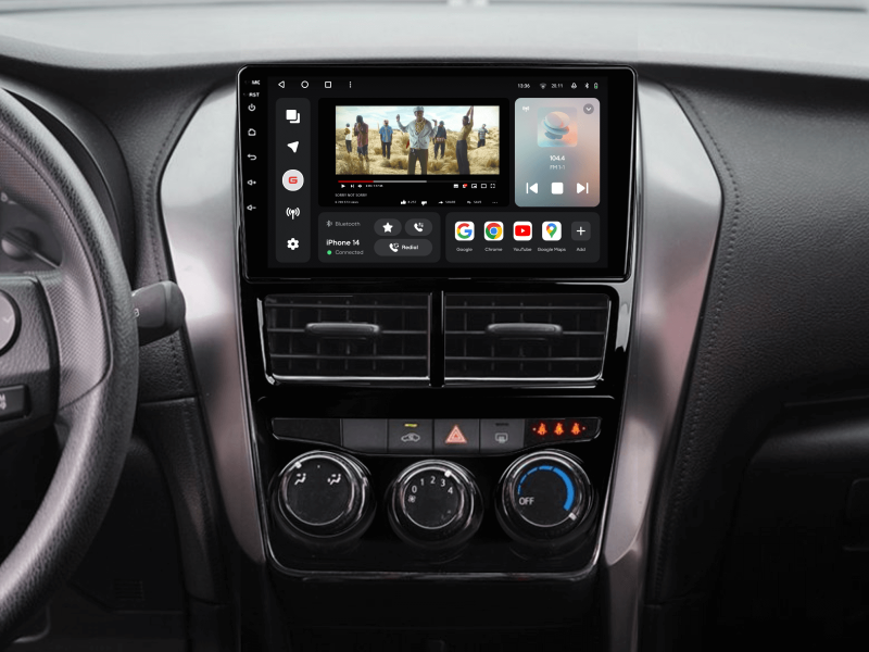 Buy Gazer T6009-XP150 Pro Max Multimedia System to Toyota Yaris (XP150), VIOS 2017-2020