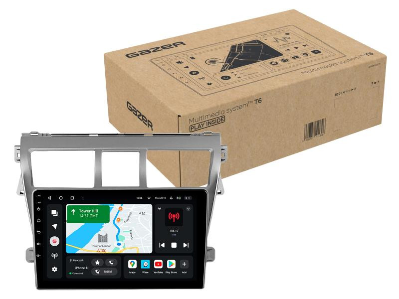 Купить Мультимедійна система Gazer T6009-XP90V PRO MAX до Toyota Vios 2 (XP90) 2007-2013