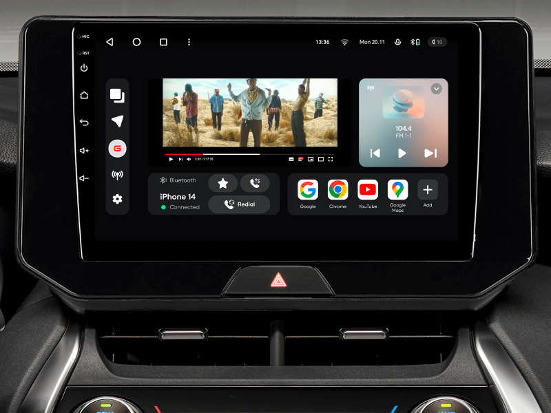 Buy Gazer T6009-XU80 Pro Max Multimedia System to Toyota Harrier 4 (XU80) 2020-2022