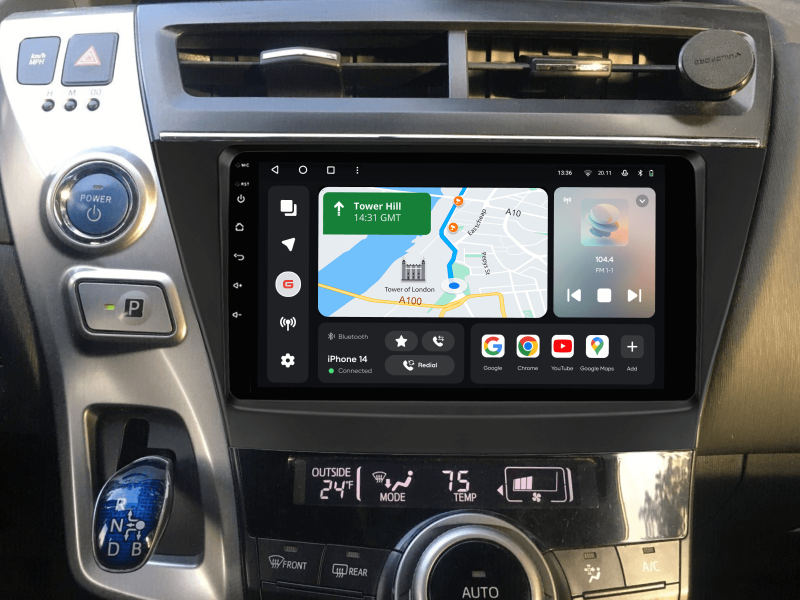 Купить Мультимедійна система Gazer T6009-ZVW40 PRO MAX до Toyota Prius V (ZVW40) 2012-2017