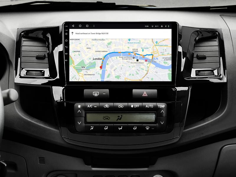 Buy Gazer T6509-An50 Pro Max Multimedia System to Toyota Fortuner 1 (An50, An60), Hilux Revo, Vigo 2008-2014