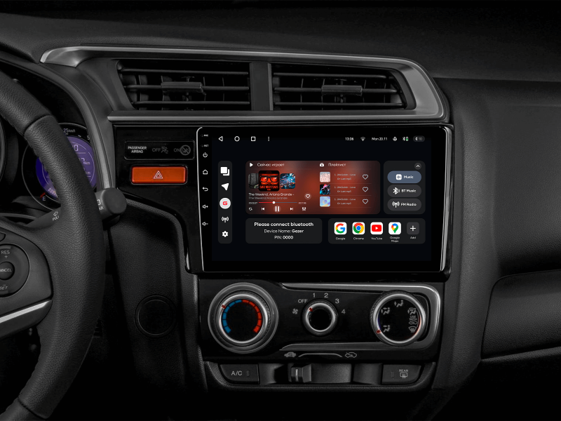 Buy Gazer T6509-GK Multimedia System/L Pro Max to Honda Jazz 3 2015-2020, Fit 3 (GP, GK) 2013-2020