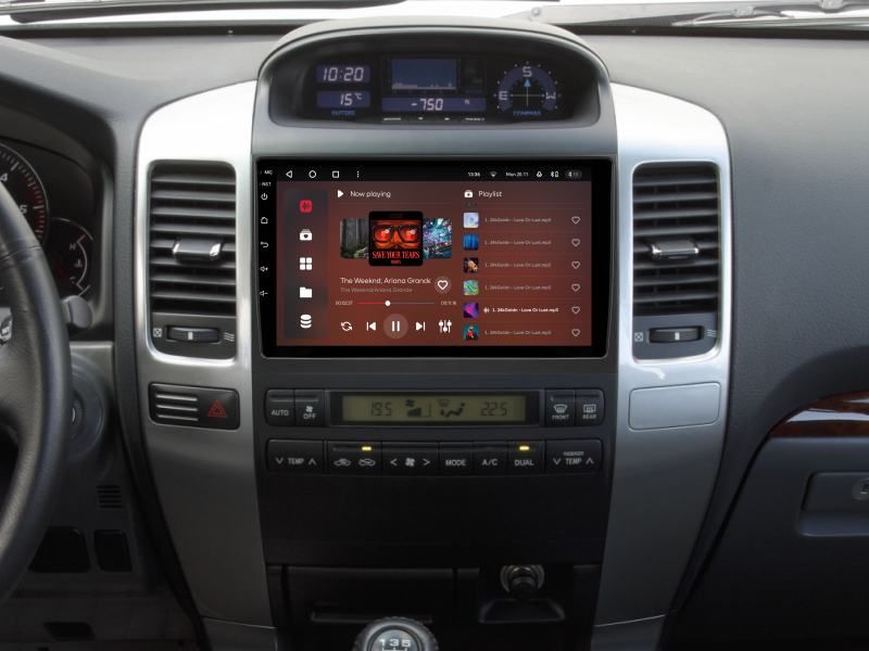 Buy Gazer T6509-J120 Pro Max Multimedia System to Toyota Land Cruiser Prado 3 (J120) 2002-2009