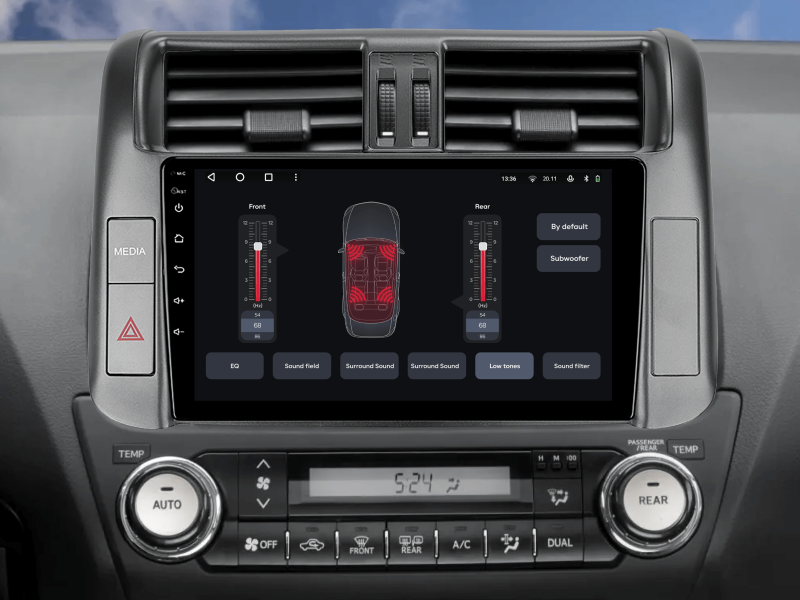 Buy Gazer T6509-J150 PRO MAX Multimedia System to Toyota Land Cruiser Prado 4 (J150) 2009-2013