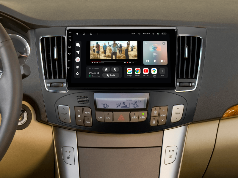 Buy Gazer T6509-NFF Pro Max Multimedia System to Hyundai Sonata 5 (NF) 2008-2010