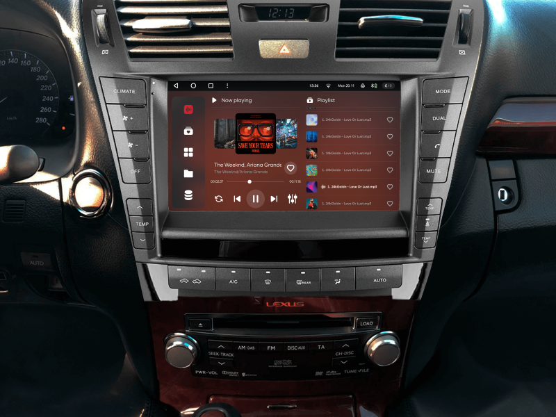 Buy Gazer T6509-XF40 Pro Max Multimedia System to Lexus Ls460 LS600H (XF40) 2006-2012