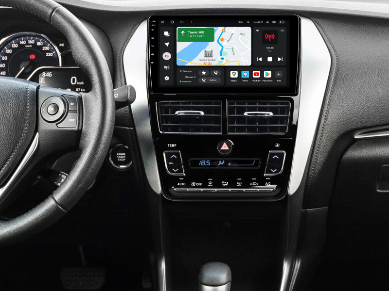 Buy Gazer T6509-XP150 Pro Max Multimedia System to Toyota Yaris (XP150), VIOS 2017-2020