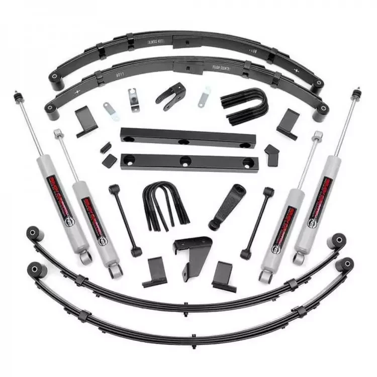 Купити Комплект підвіски (Power Steering) 4" лифт Rough Countryt - Jeep Wrangler YJ 87-95