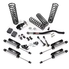 Купити Комплект підвіски 3,5" лифт Jeep Wrangler JK 2 Door 07-18 модель FOX 2.5 Performance Reservoir Internal Bypass DSC Adjuster Shocks JKS
