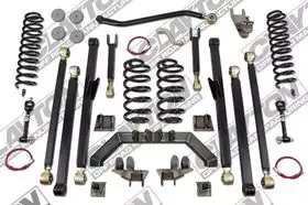 Buy Suit 4 "Lift Clayton Off Road Long Arm - Jeep Wrangler TJ