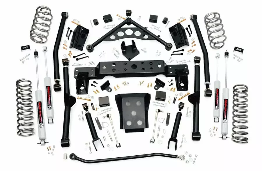 Купити Комплект підвіски 4" лифт Rough Country Long Arm - Jeep Grand Cherokee WJ WG