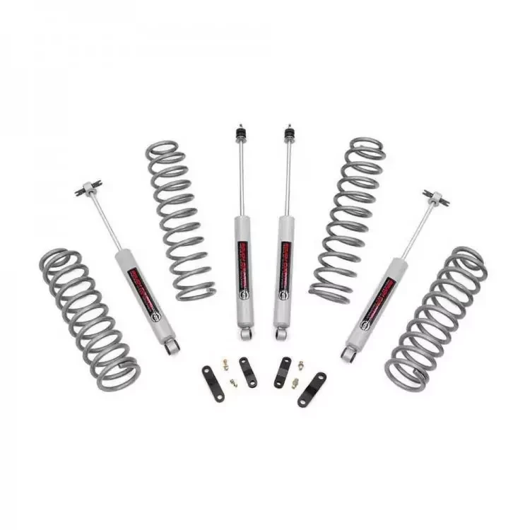 Купити Комплект підвіски 2,5" лифт Rough Country - Jeep Wrangler JK 2 door