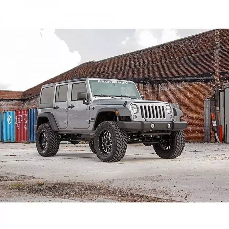 Buy Suit 4 "Lift Rough Country - Jeep Wrangler JK 07-18 4 Doors