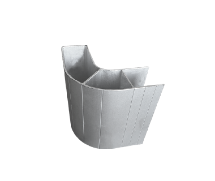 Buy Rounded side protection profile, 70x70 mm Aluminum Turkey (1903600042)