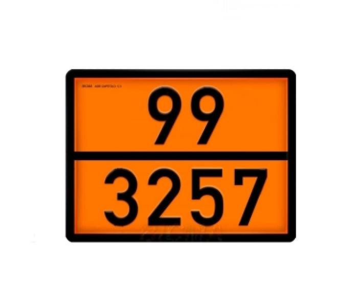 Купити Інформаційна табличка ADR "Бітум 99-3257" Bicma Bicma Цинк Італія (2602991118)