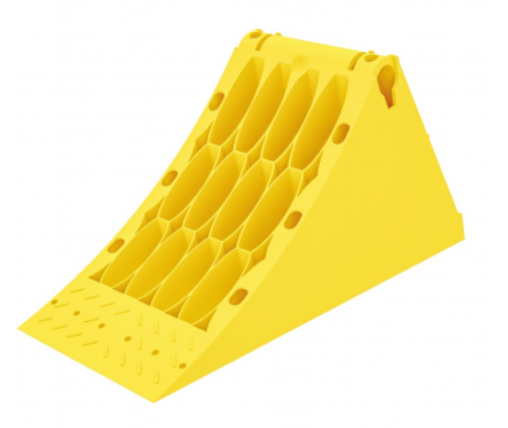 Купить Упор пластиковий противідкатний Lokhen 467x198x225мм, E53 Lokhen Пластик Італія (600050100)