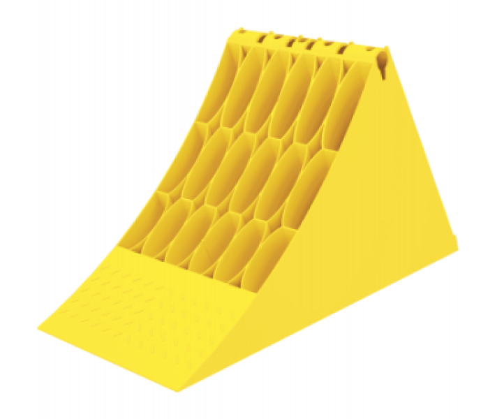 Купить Упор пластиковий противідкатний Lokhen 600x246x330мм, E66 Lokhen Пластик Італія (600130100)