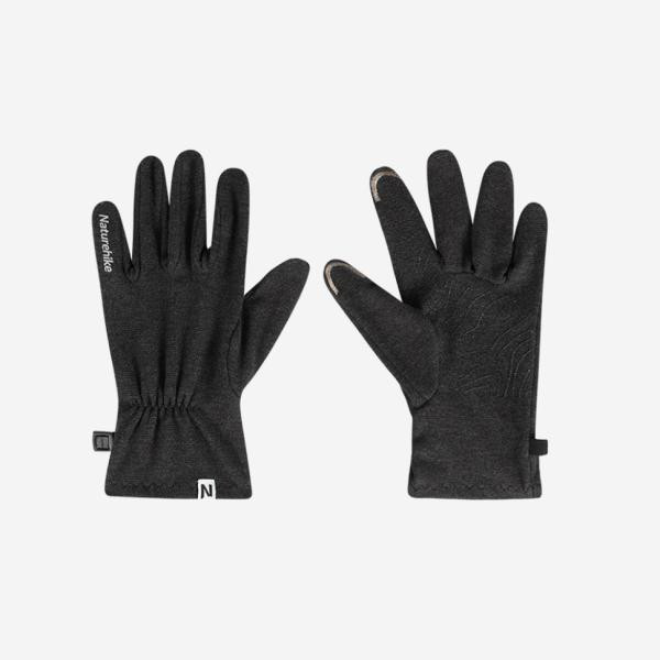 Buy Gloves are windproof with sensitive -sensitive fingers of Naturehike Cyy2341ka024, size l, black