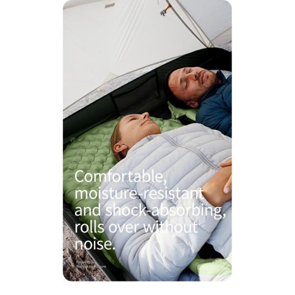 Buy Mattress inflatable out -light Naturehike CNK2450WS014, with a bag for inflating, rectangular green 186 cm