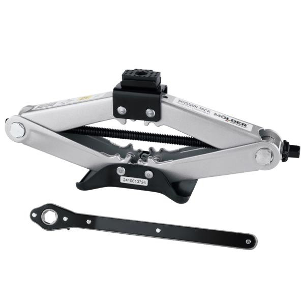 Купить Домкрат ромбовый Molder 2т 120-413мм резиновая подушка, с трещоткой