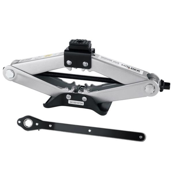 Купить Домкрат ромбовый Molder 2т 120-413мм резиновая подушка, с трещоткой