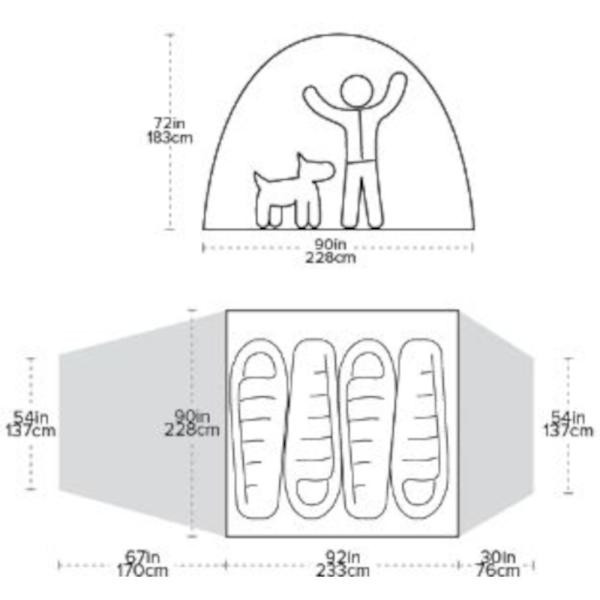 Buy Big Agnes Bunk House 4 (2022)