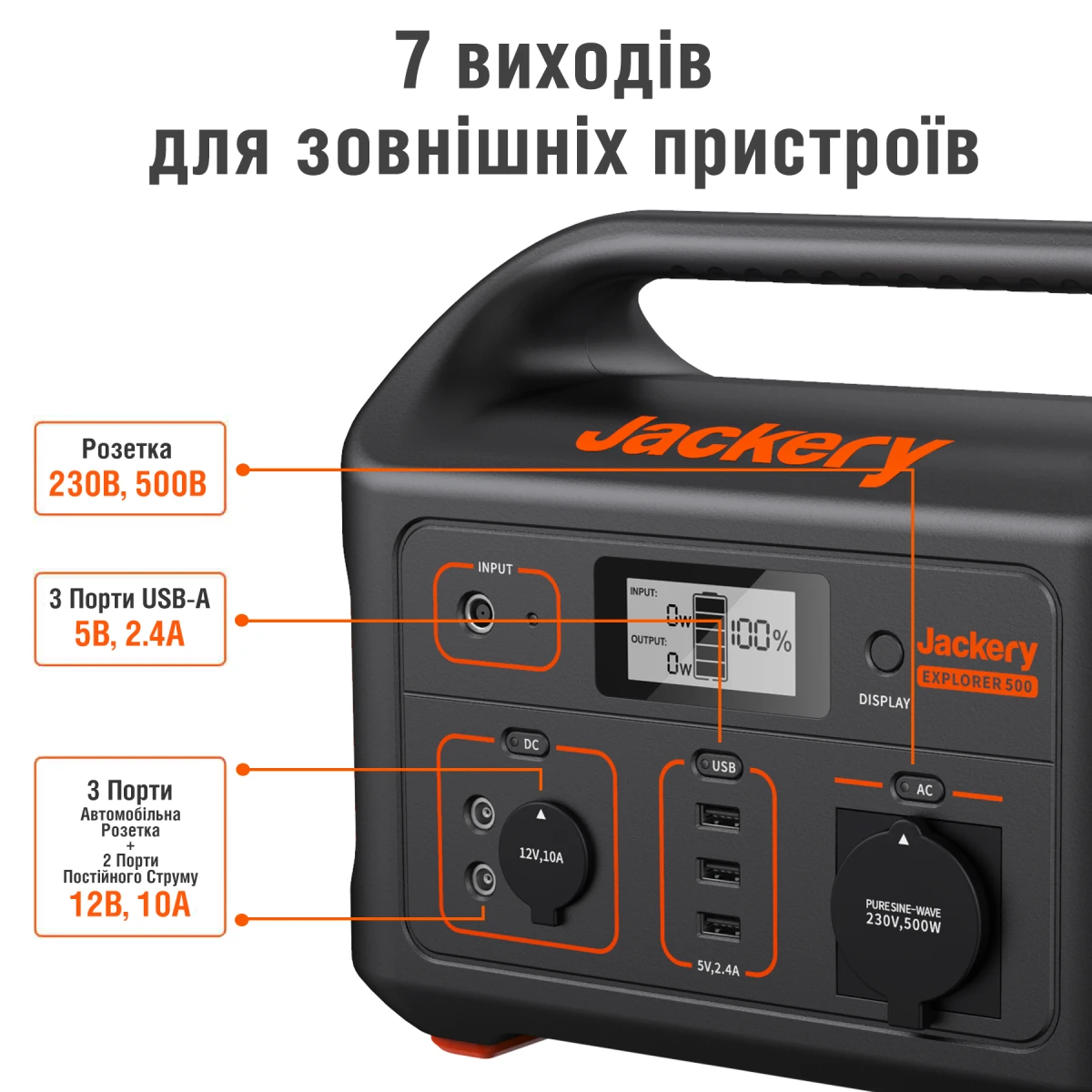 Купить Зарядная станция JACKERY EXPLORER 500
